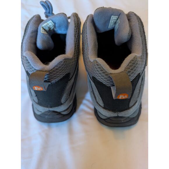 MERRELL Women's 10 Gray Hiking Boots Ankle Mid Performance Outdoor Gorpcore - Picture 4 of 9